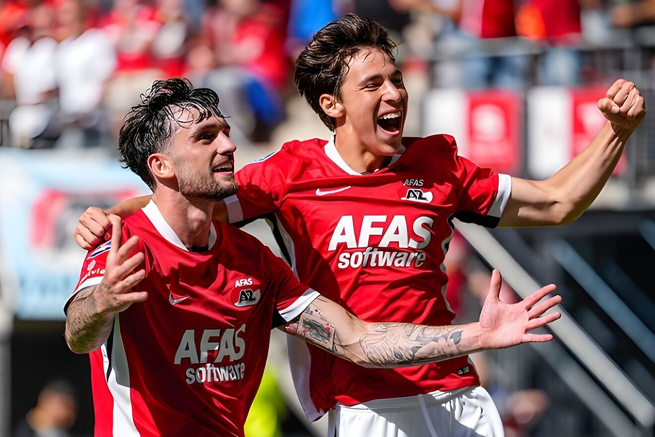 El jugadón de Mateo Chávez con AZ Alkmaar para ilusionar a Javier...