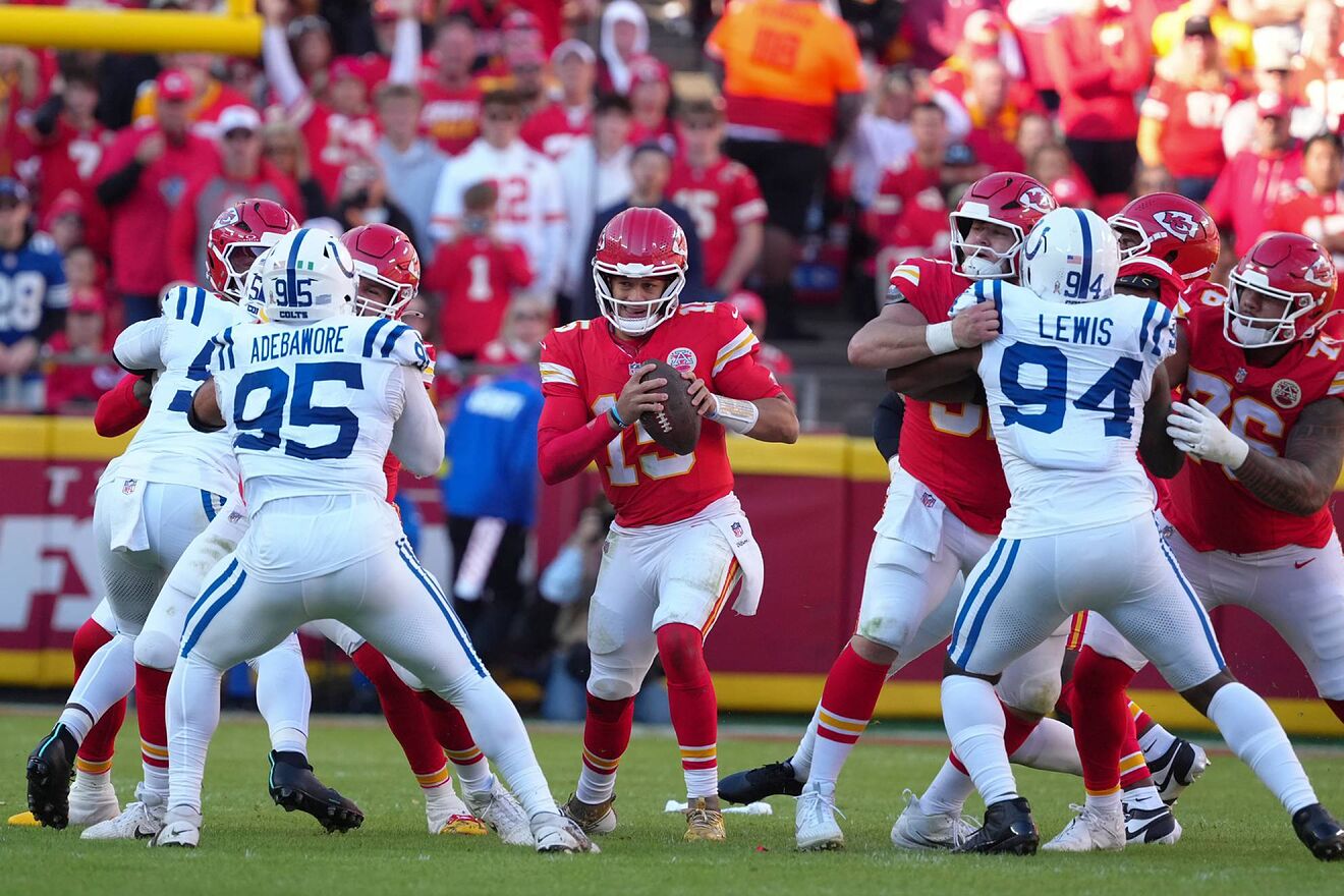 Patrick Mahomes Kansas City Chiefs Indianapoliis Colts NFL