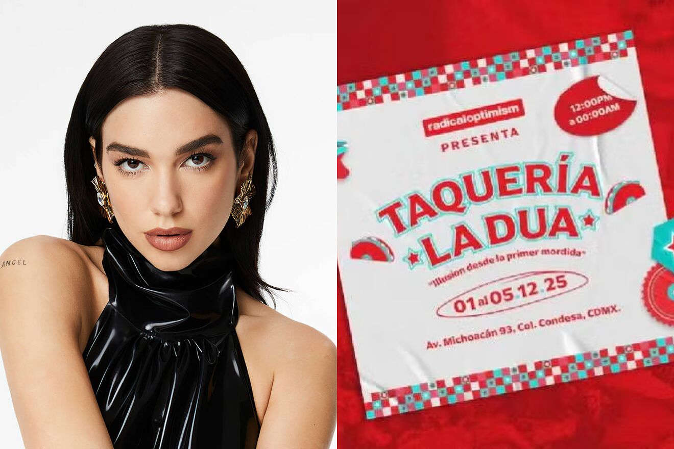 Dua Lipa inaugura taquer�a previo a sus conciertos en la Ciudad de...