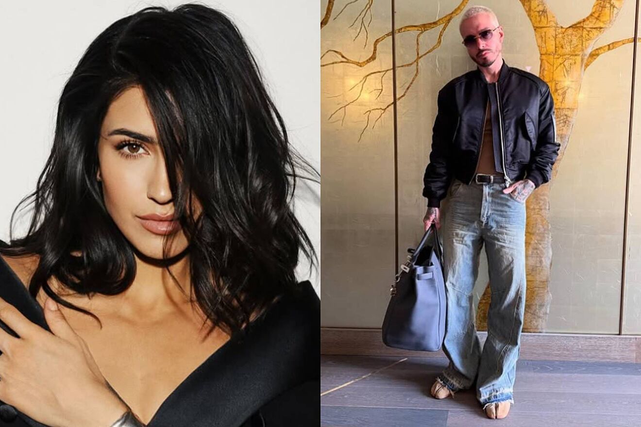 B�rbara de Regil y J Balvin.