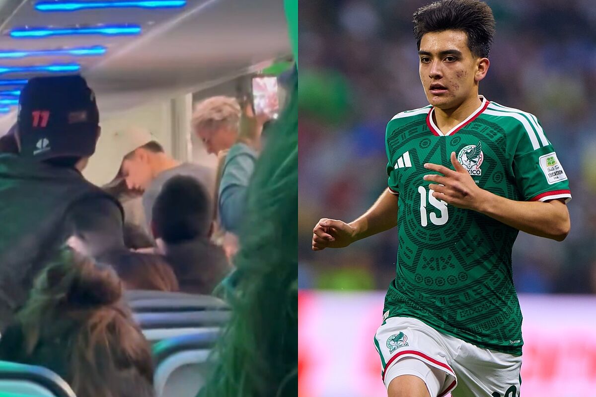 Gilberto Mora tuvo un vuelo de regreso inolvidable a Tijuana gracias a los fans de Selección Mexicana