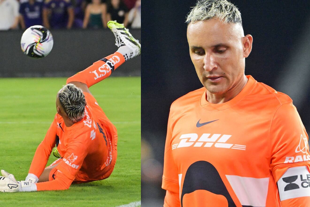 El portero Keylor Navas ha recibido su primer gol defendiendo a los...