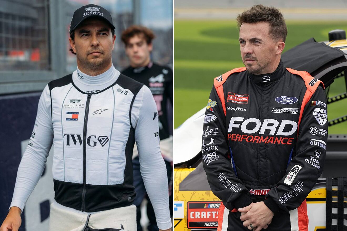 Frankie Muniz Sergio P�rez Red Bull Racing F1