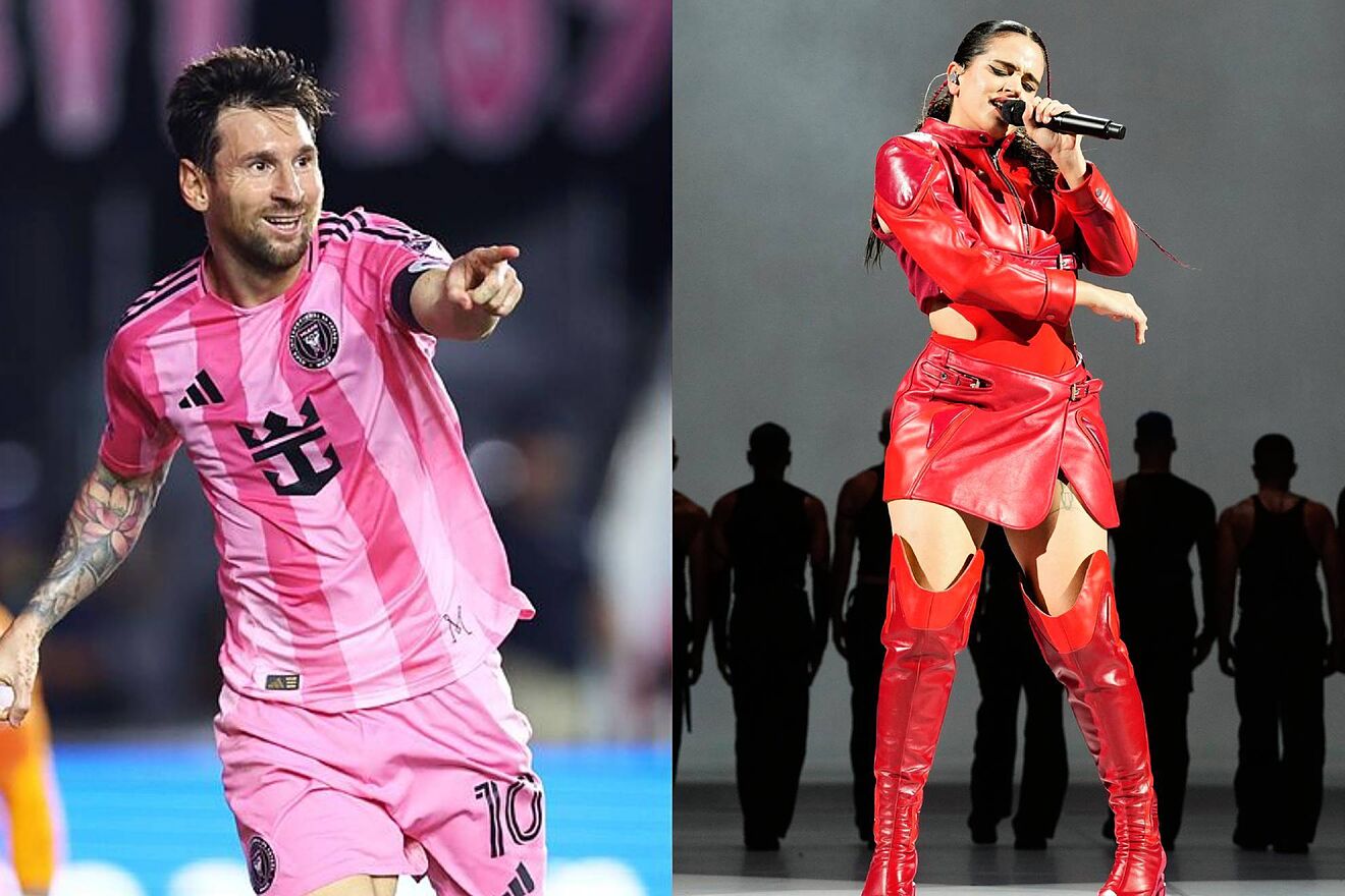 Rosalía se lleva los aplausos de Messi, que no dudaría en pedirle foto