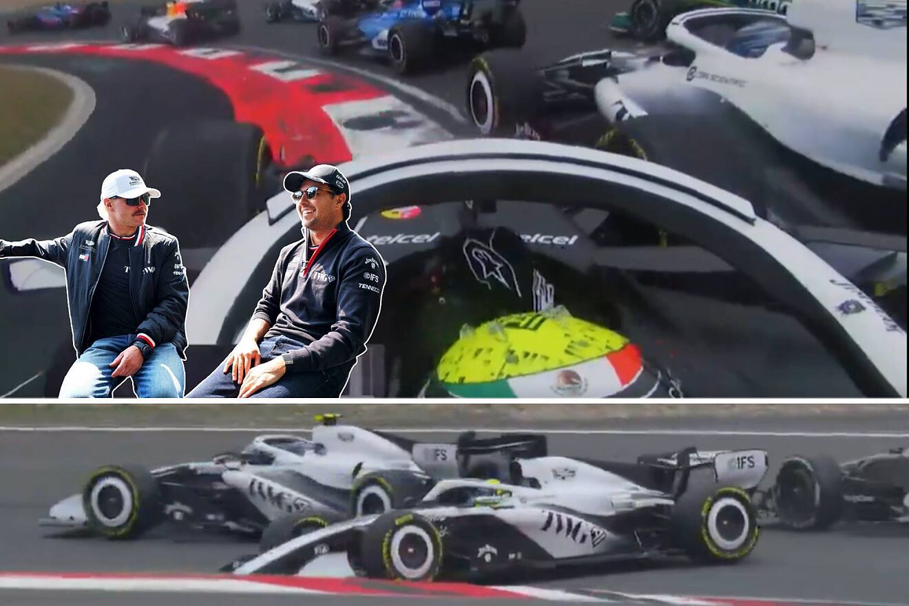 El mexicano se fue de largo contra su compa�ero de Cadillac en la...