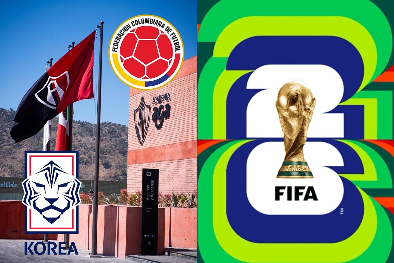 Atlas presume visita de Corea del Sur y Colombia para el Mundial 2026 ¿Se convertirán en sede?