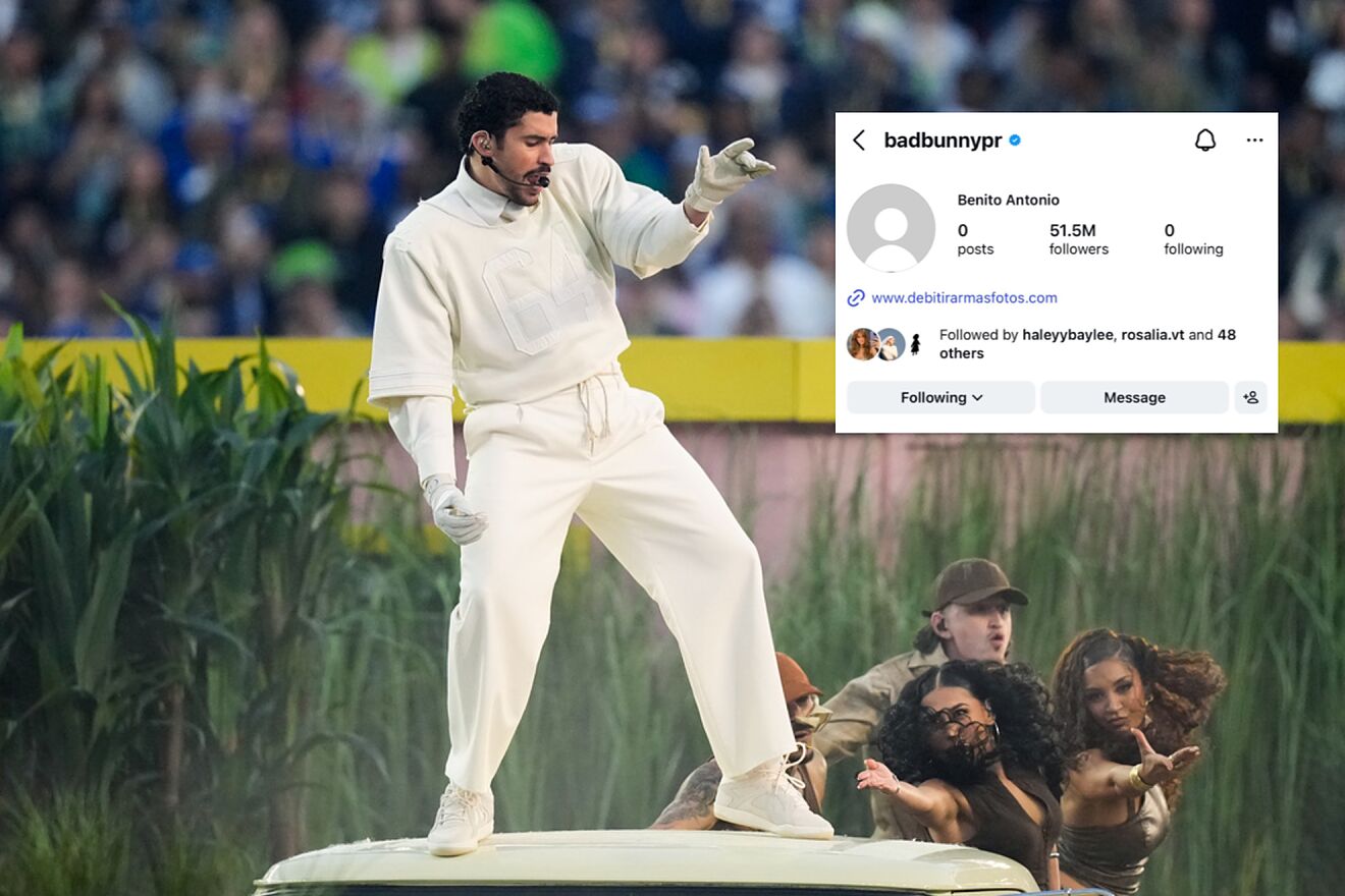 ¿Bad Bunny tirará más fotos? Borra su Instagram tras el show del...
