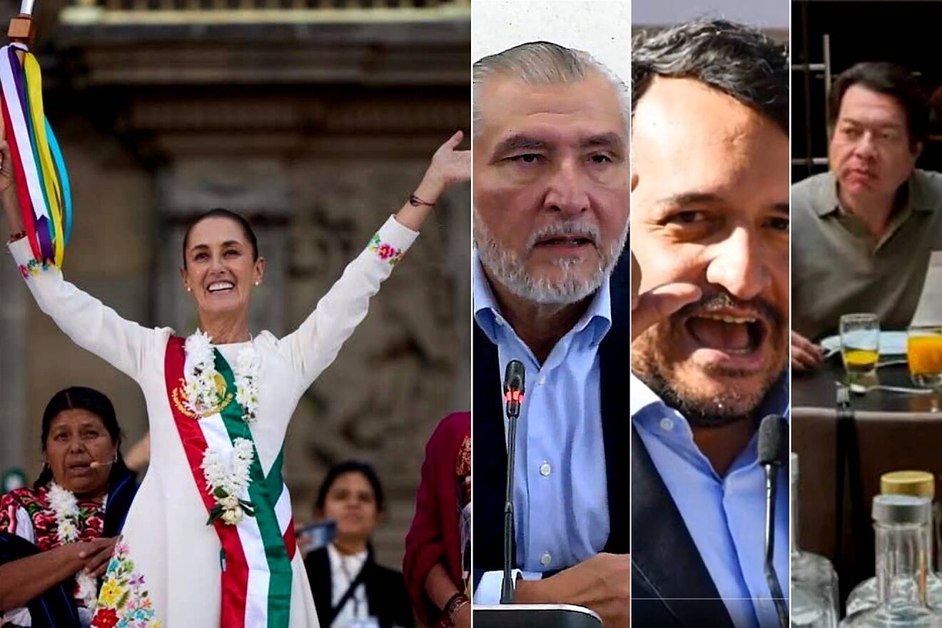Claudia Sheinbaum / Ad�n Augusto / Andy L�pez / Mario Delgado