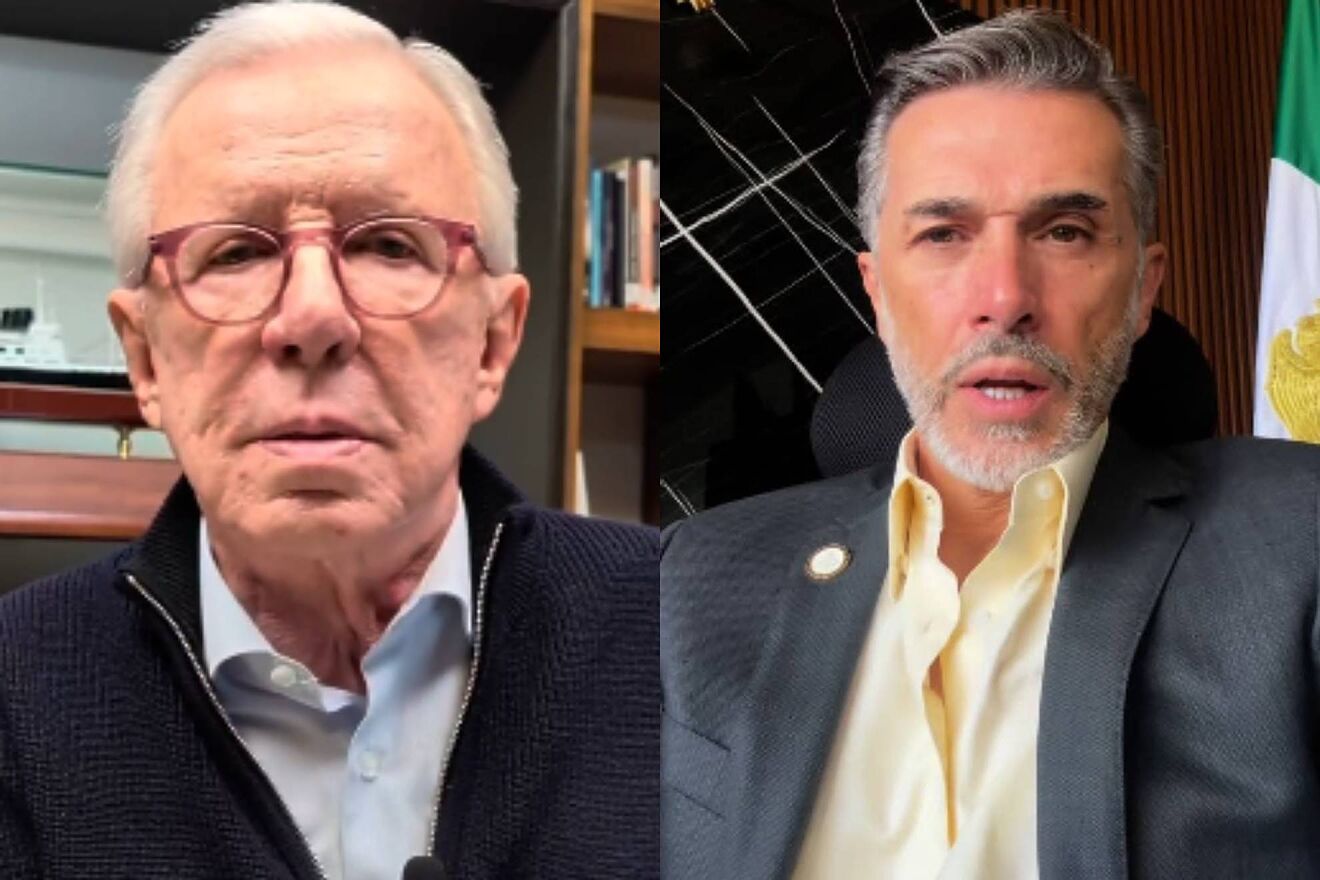 Joaqu�n L�pez D�riga y Sergio Mayer.