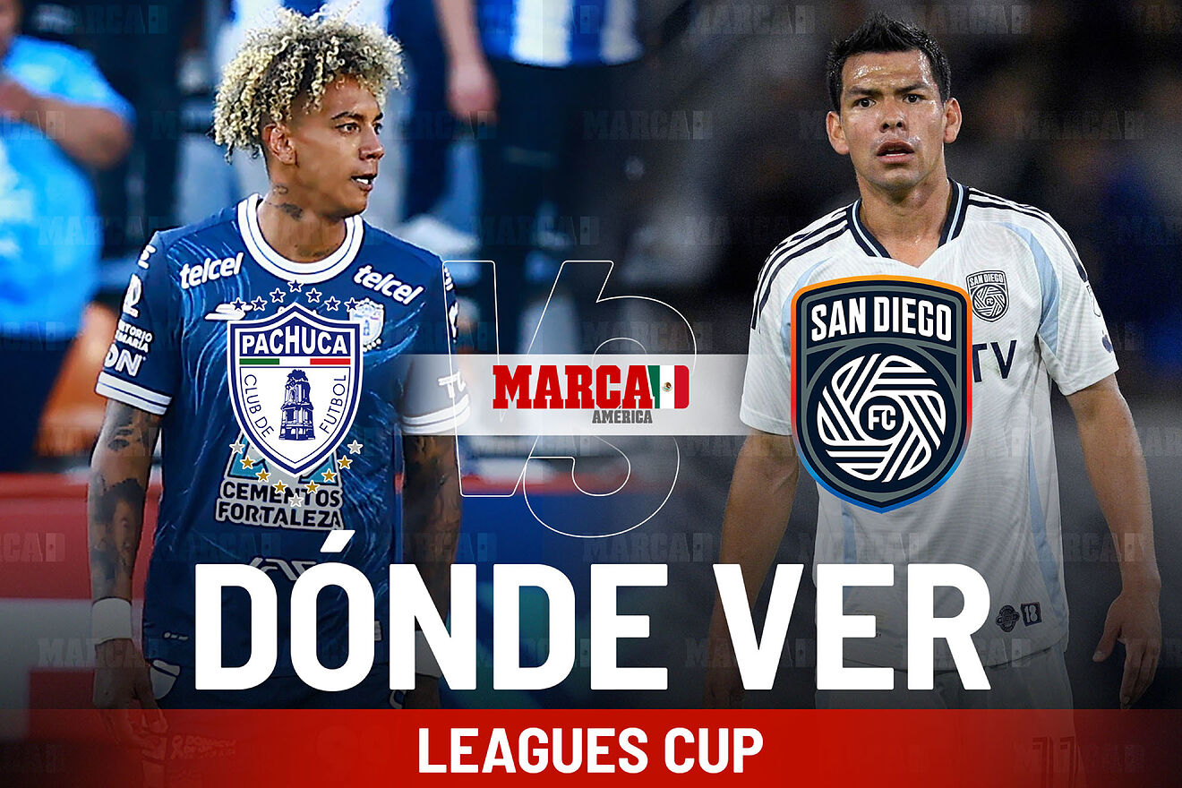 D�nde ver Pachuca vs San Diego: a qu� hora juega el Chucky Lozano y en qu� canal mirar la Leagues Cup 2025