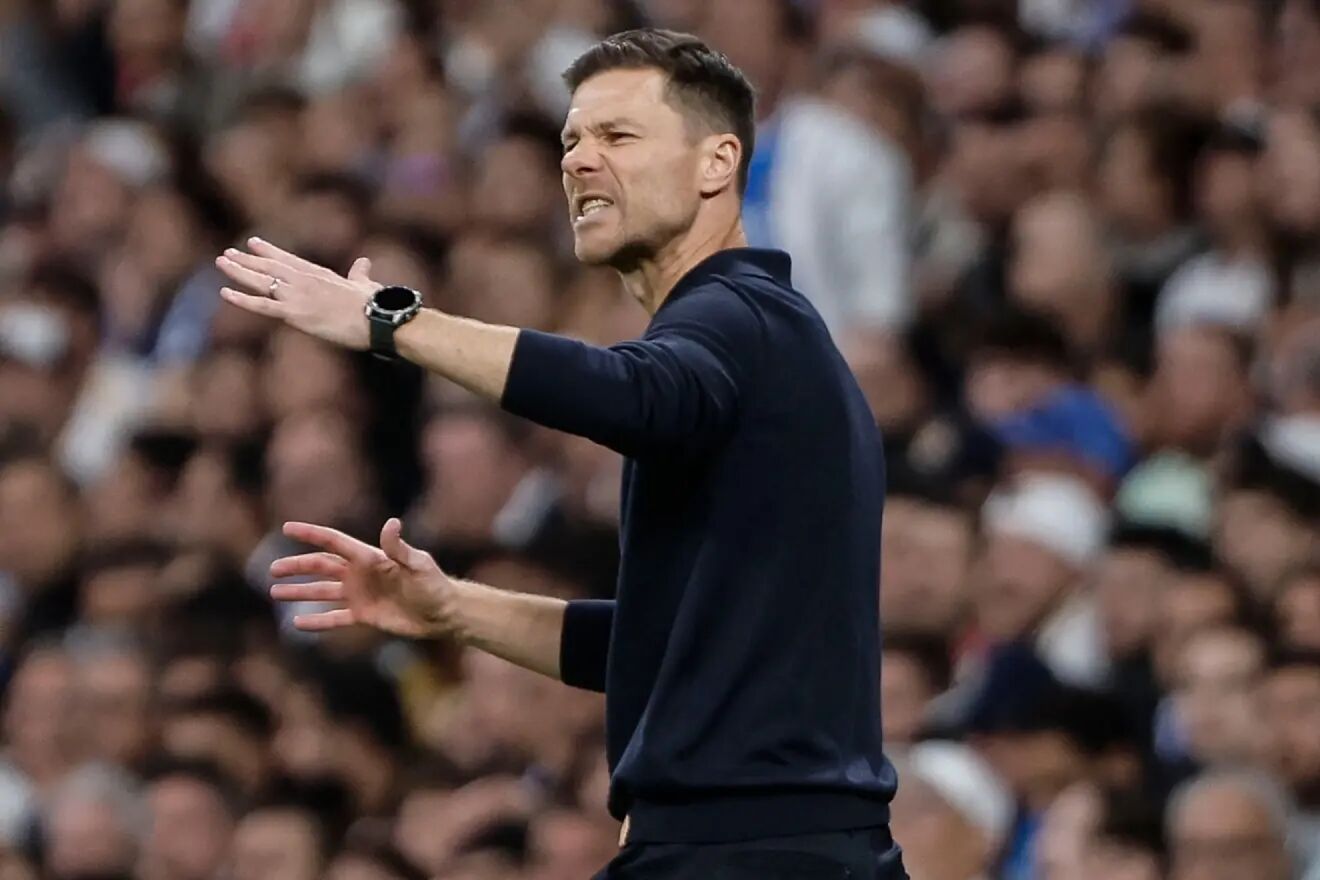 Xabi Alonso, durante un partido con el Real Madrid