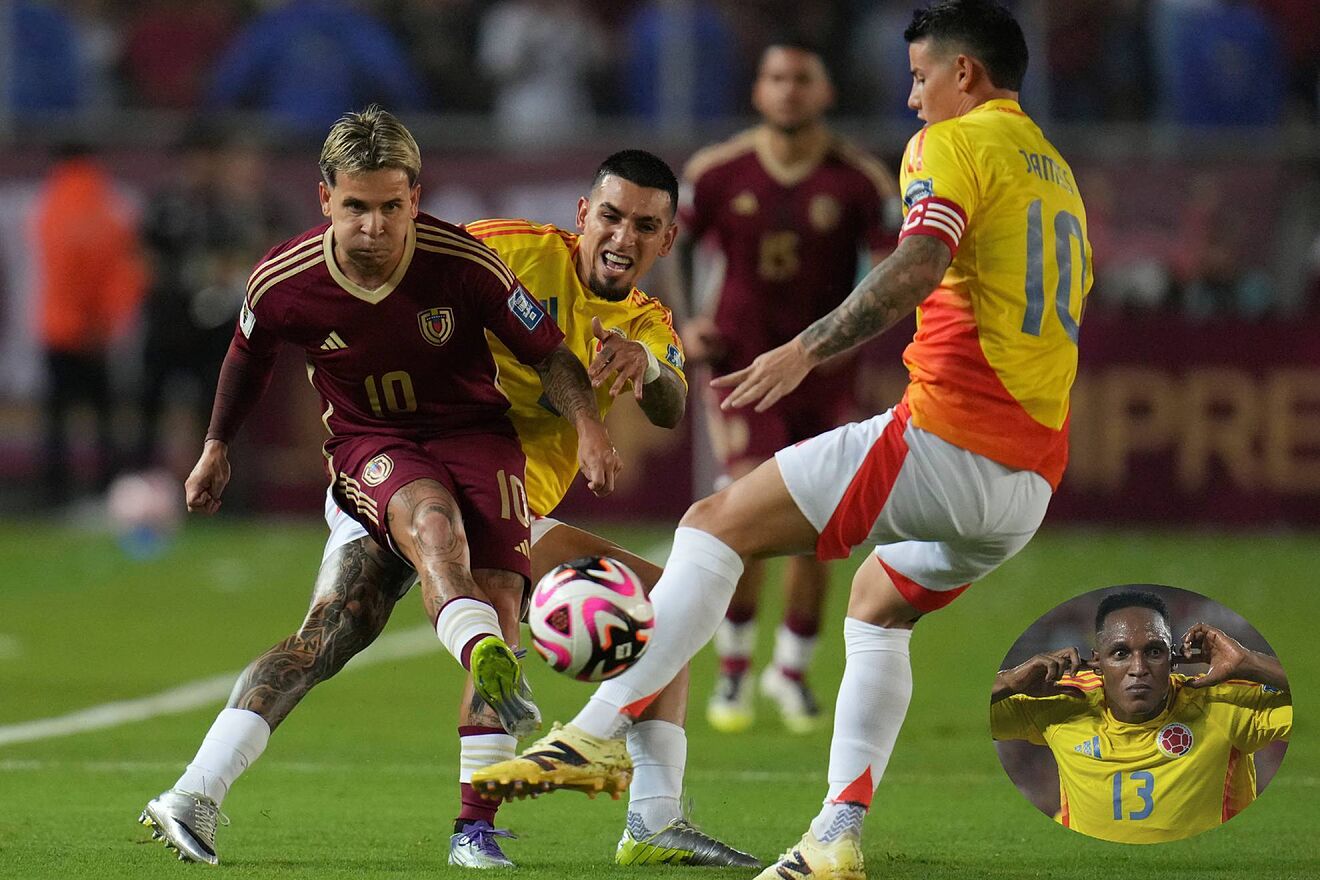 James Rodríguez jugó 68 minutos en el triunfo de Colombia sobre...
