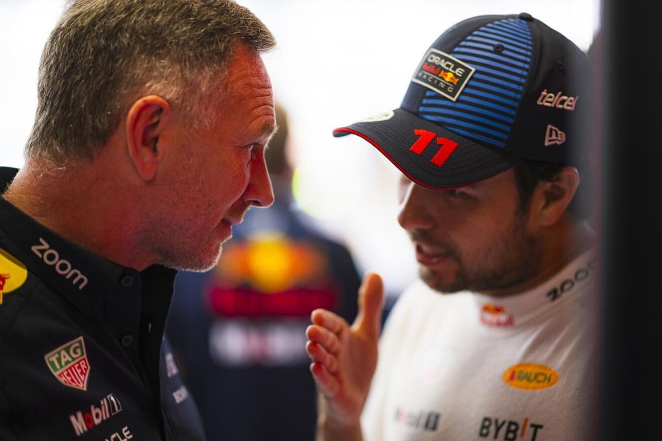 Christian Horner y Checo Pérez en la época de ambos en Red Bull