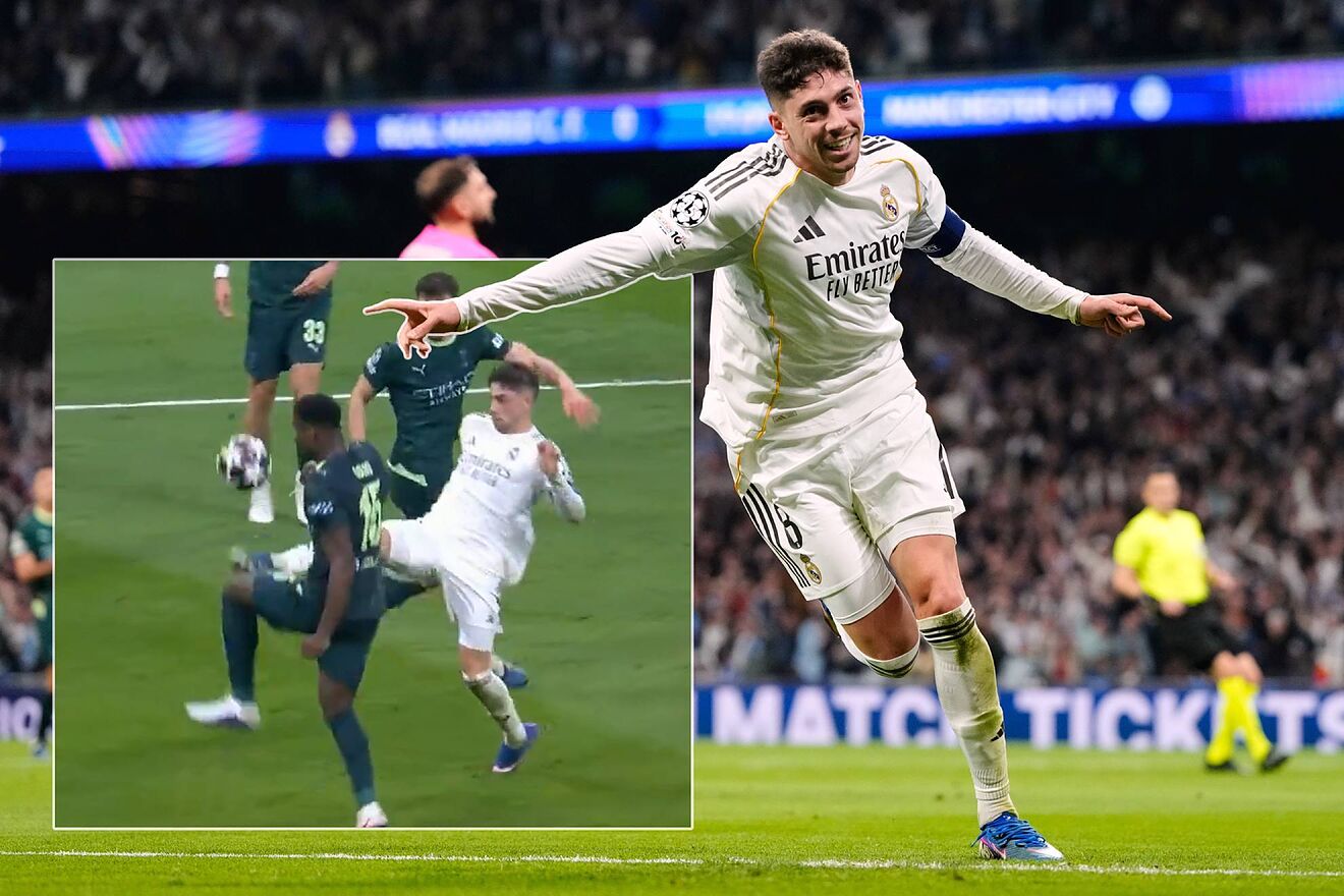 El uruguayo se visti� de Kylian Mbapp� ante los Cityzens