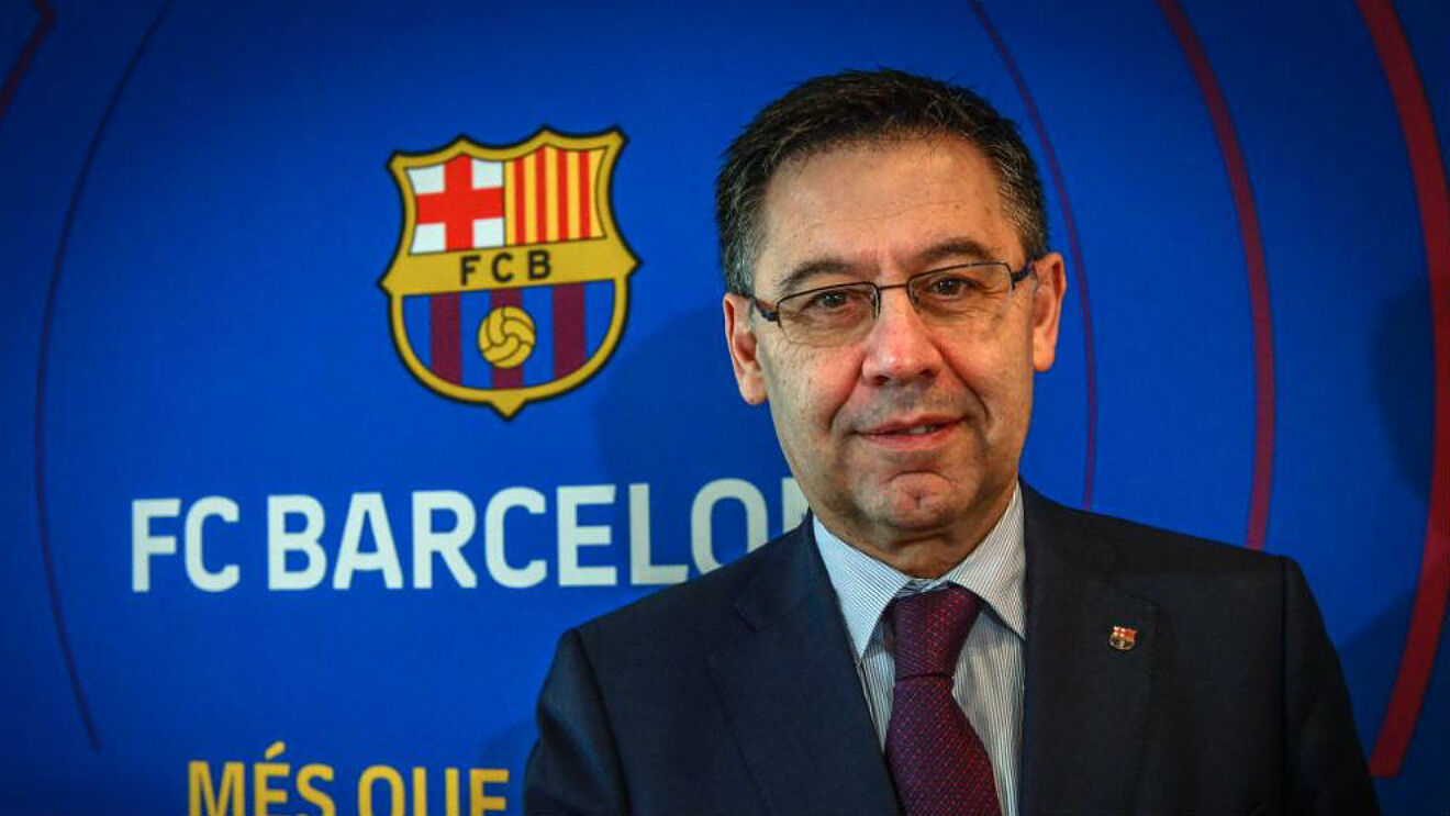 Bartomeu, durante un acto con el Barcelona