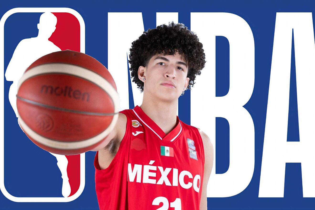 Karim L�pez no siente presi�n por estar en la NBA.