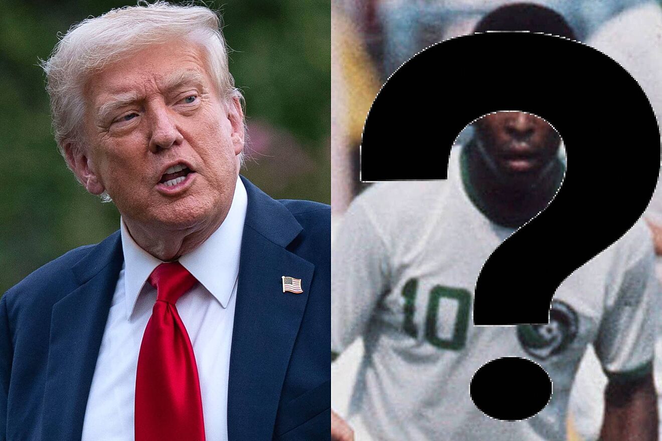 Donald Trump y Pel�.