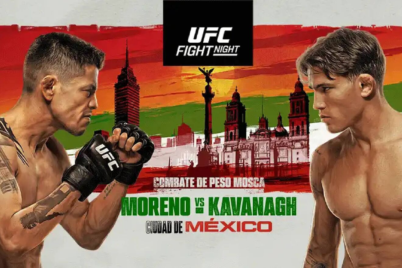 Todo listo para UFC en M�xico con Moreno vs Kavanagh en la Arena CDMX
