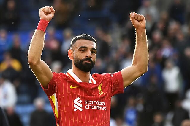 Salah, con el Liverpool