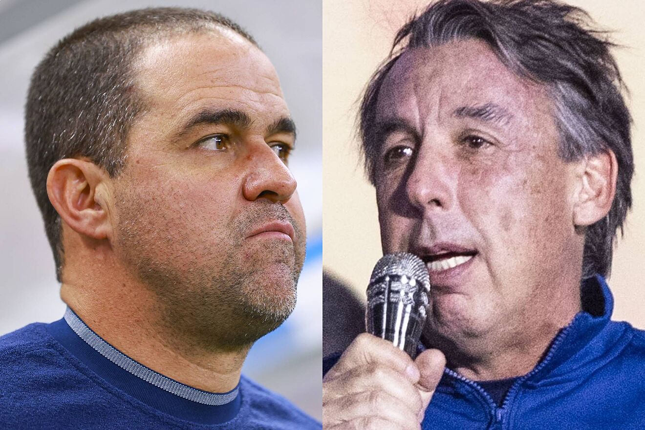 Andr� Jardine y Emilio Azc�rraga Jean.