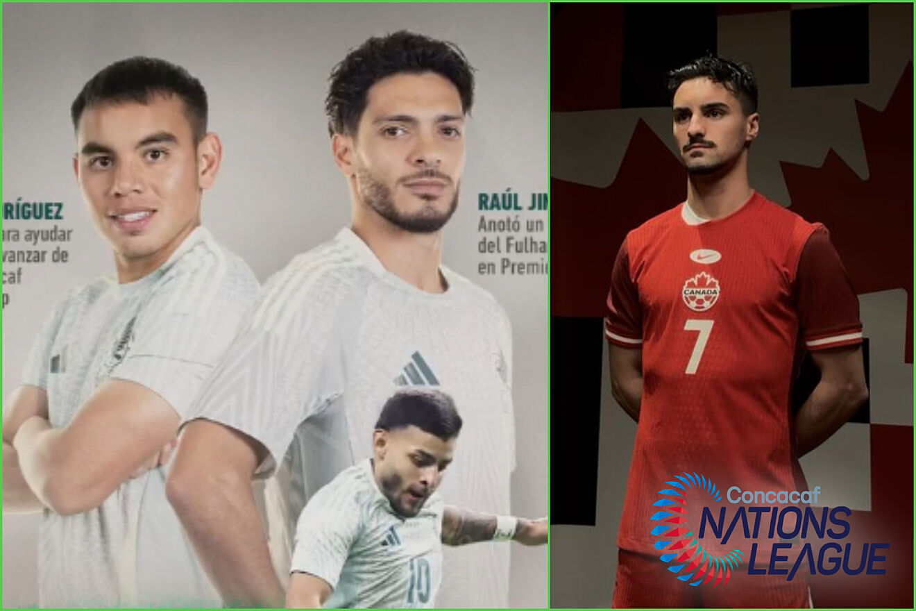 MÉXICO ante CANADÁ y en Semifinales de NATIONS LEAGUE.