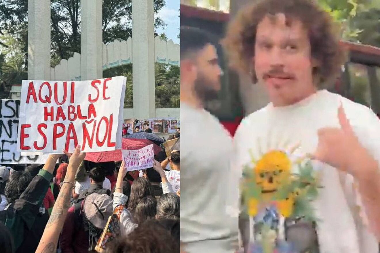 Luisito Comunica es agredido en la manifestaci�n contra la...
