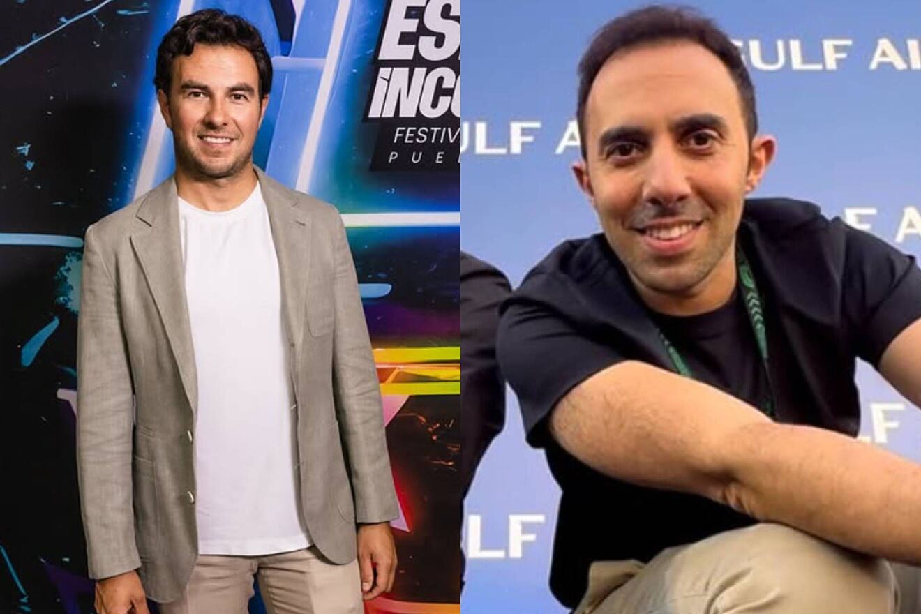 Sergio 'Checo' P�rez y Khalil Beschir.