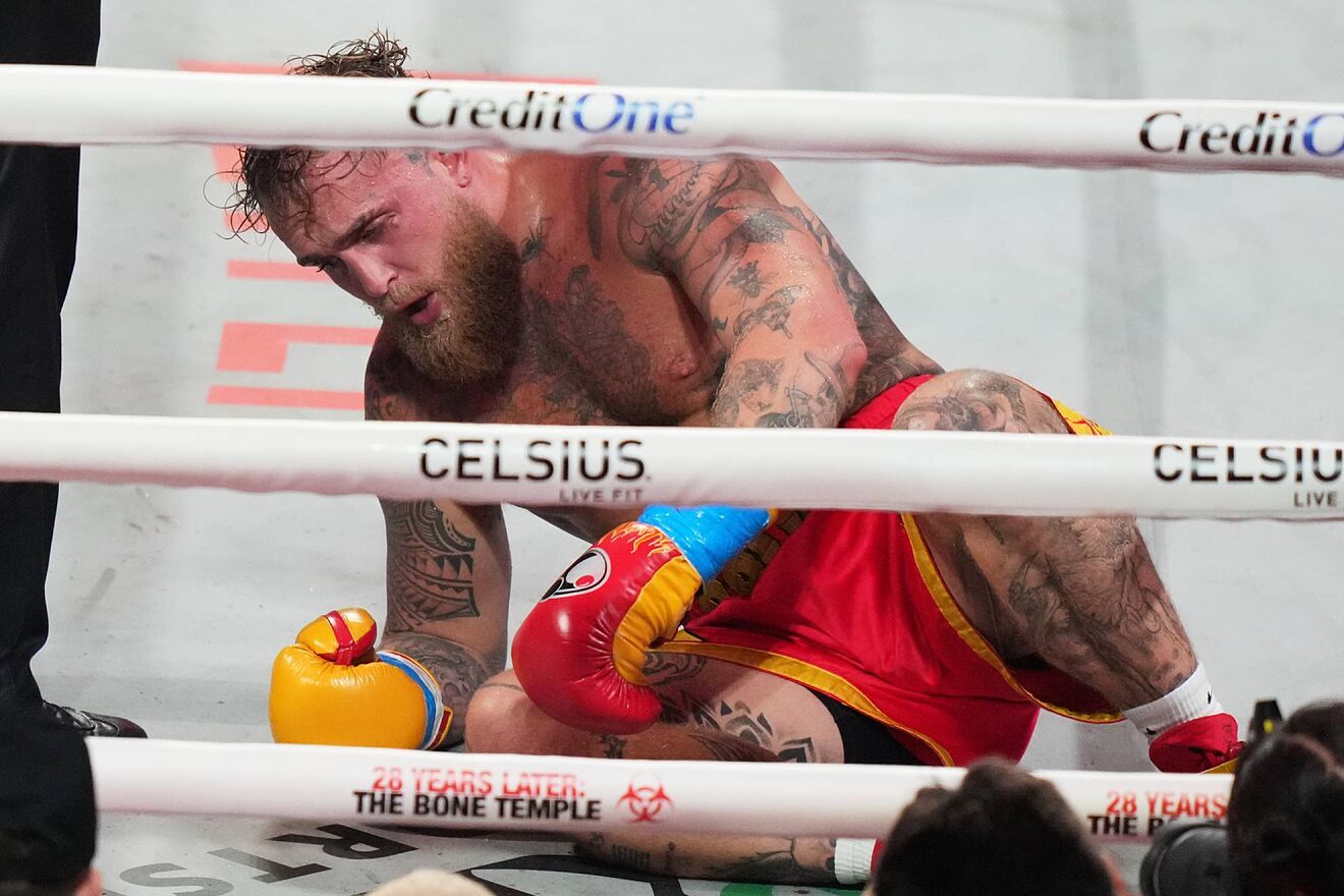 Anthony Joshua bajó de su nube al youtuber