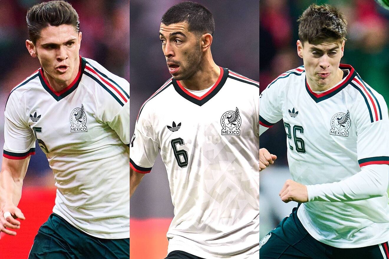 Israel Reyes (Am�rica), Erik Lira (Cruz Azul) y Armando 'Hormiga'...