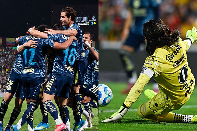 Acevedo logr� evitar en un par de ocasiones el gol de los azulcremas.