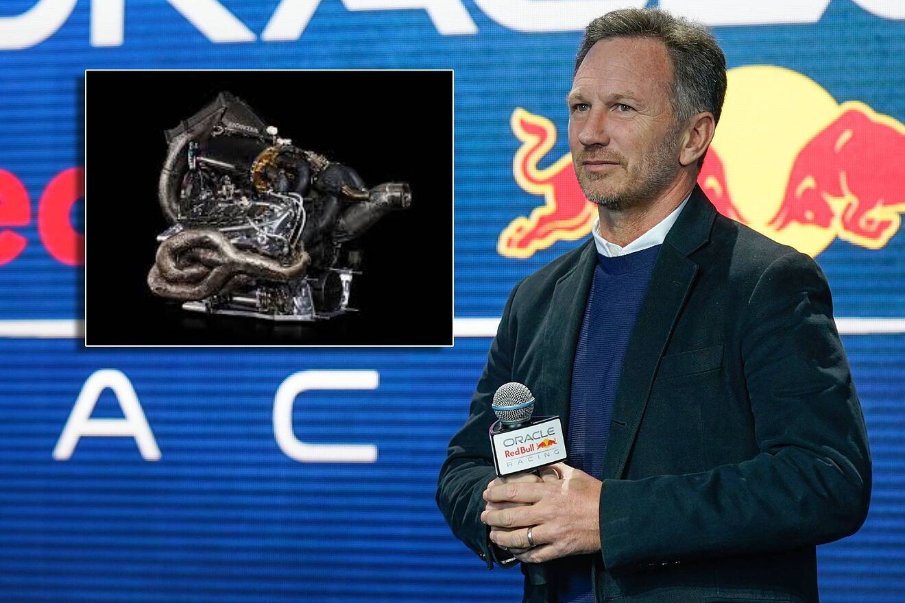 Christian Horner estuvo presente en la presentaci�n de la alianza con...
