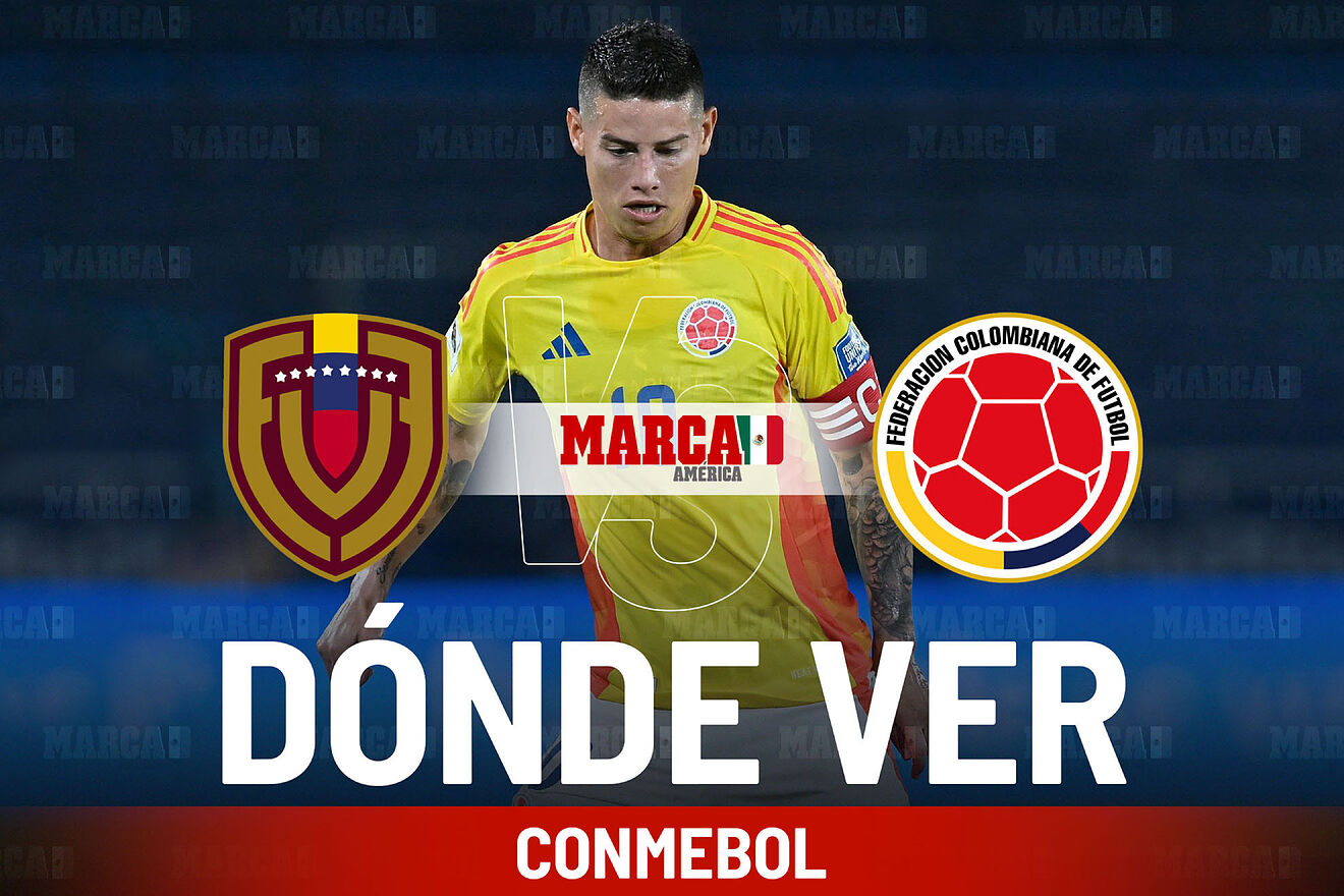 Eliminatorias Conmebol: Venezuela vs Colombia: dónde ver en México y a qué  hora juega James Rodríguez en Eliminatorias Sudamericanas | MARCA México