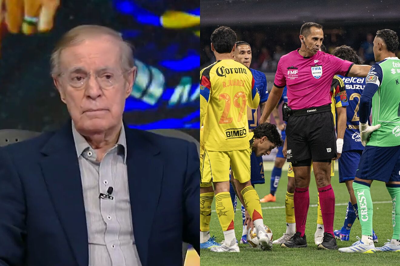 "Santander es un corruptazo, tiene que ayudar al Am�rica": Jos� Ram�n Fern�ndez tunde al arbitraje en el empate de Pumas