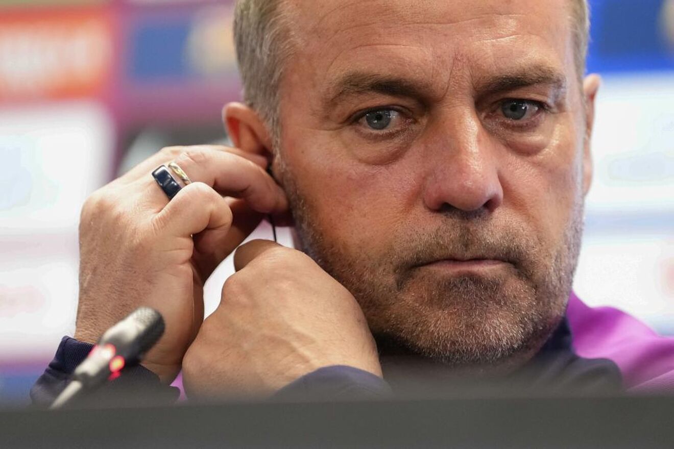 Flick, durante una rueda de prensa.