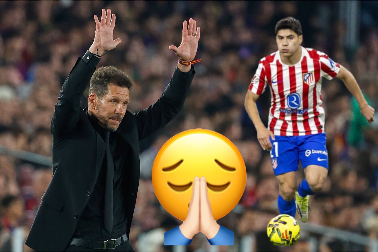Un collage con Simeone y Obed Vargas.