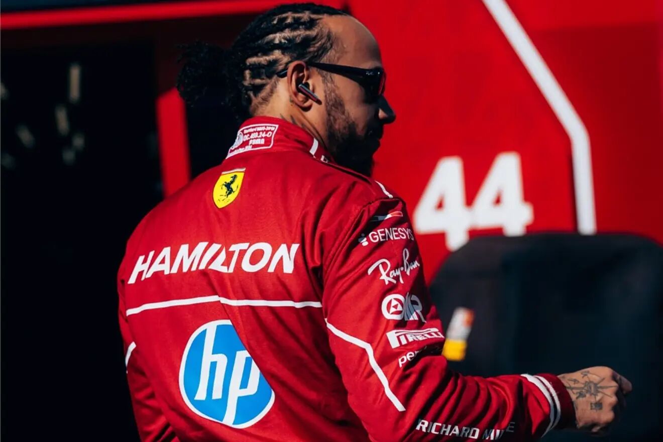 Hamilton, durante un Gran Premio