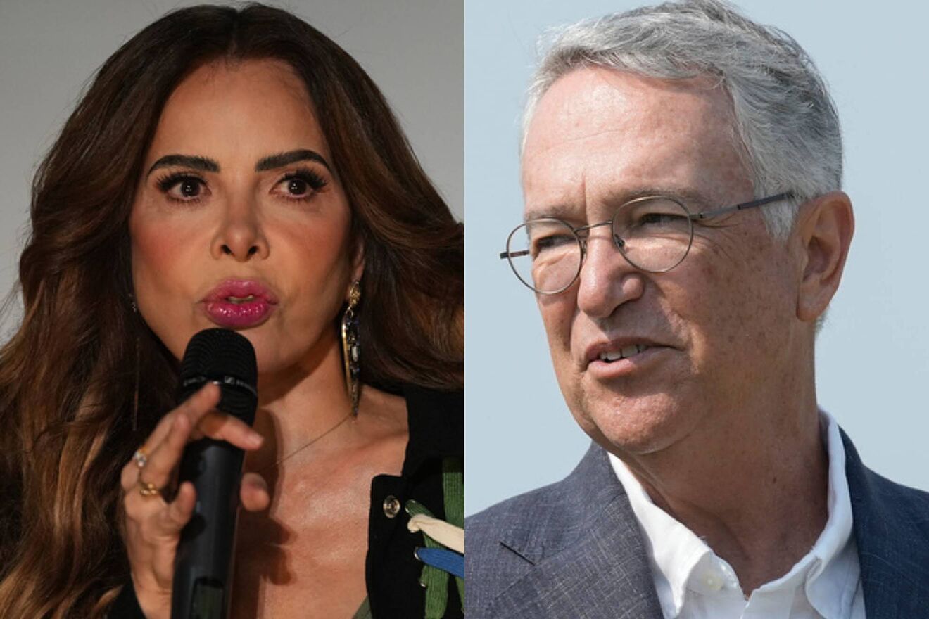 Gloria Trevi y Ricardo Salinas Pliego.