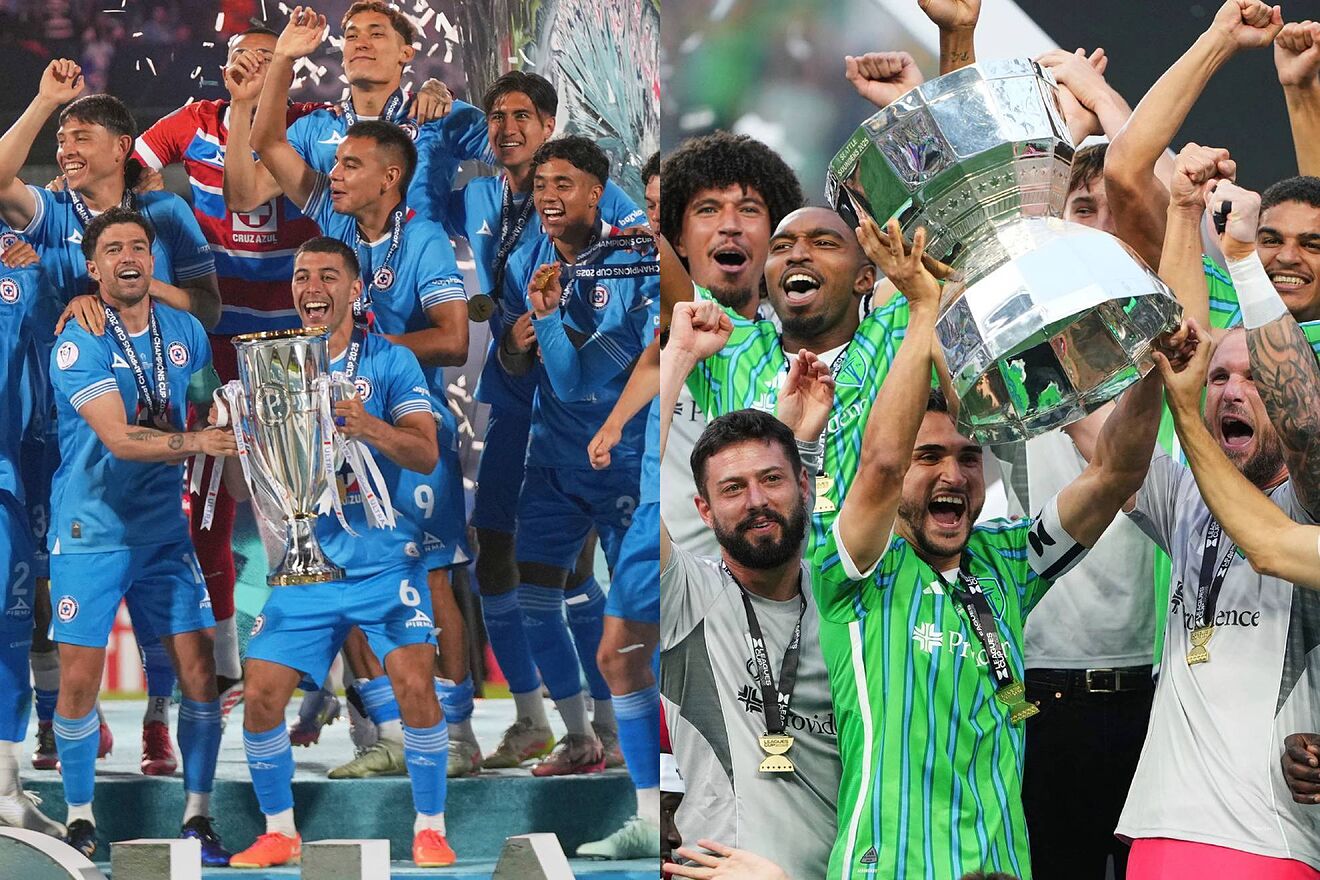 Cruz Azul y Seattle Sounders son los vigentes campeones de la...