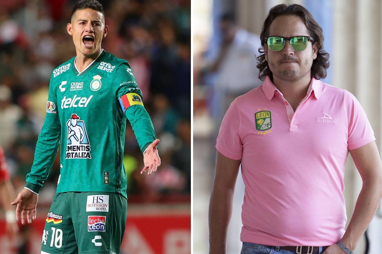 James Rodríguez y Jesús Martínez Murguía