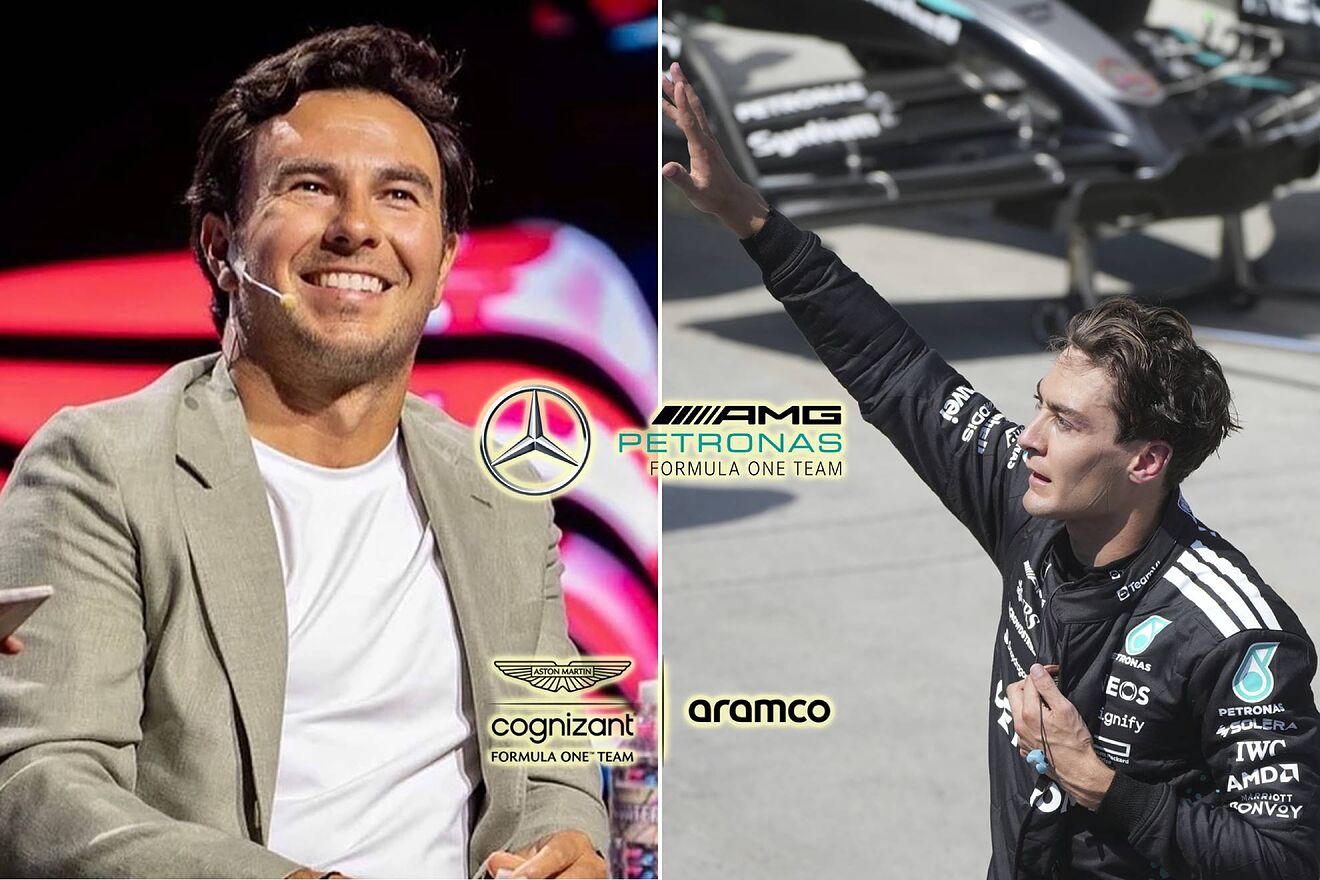 Sergio P�rez George Russell Mercedes F1