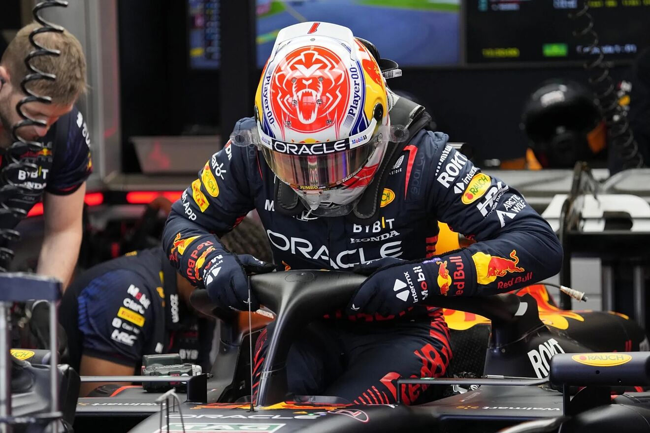 Verstappen, durante un Gran Premio
