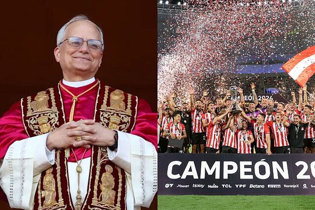 Papa Le�n XIV y Estudiantes La Plata