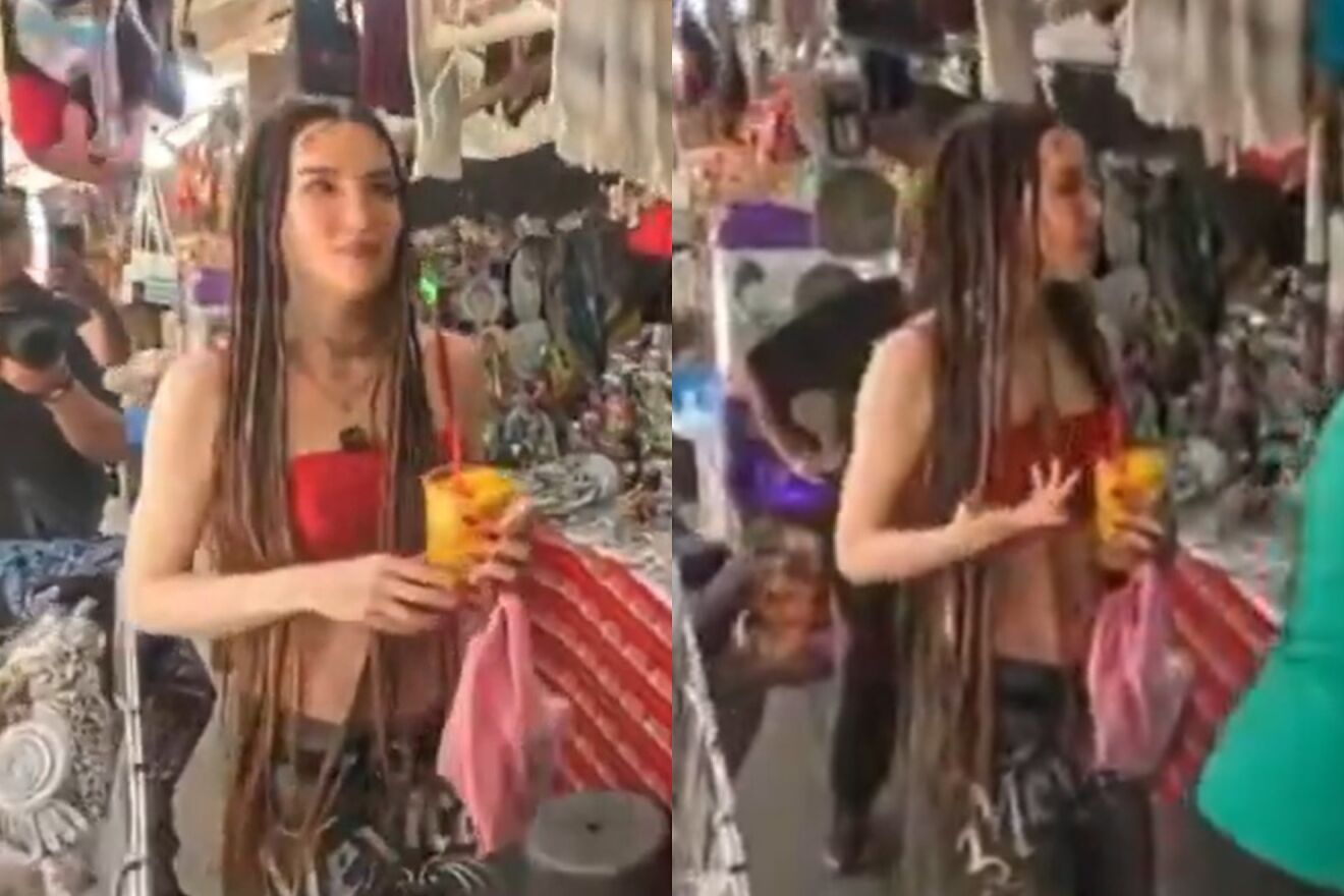 Belinda sorprende en mercado de la CDMX luego de su 'asalto' en microbús