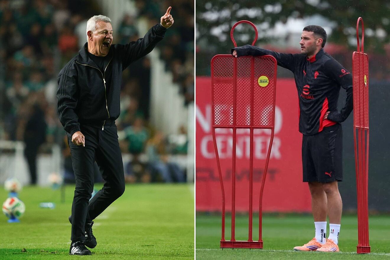 Santiago Giménez Javier Aguirre Selección Mexicana AC Milan