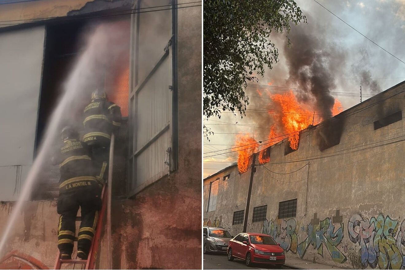 Reportan fuerte incendio en bodega en San Pedro de Los Pinos �Hay...