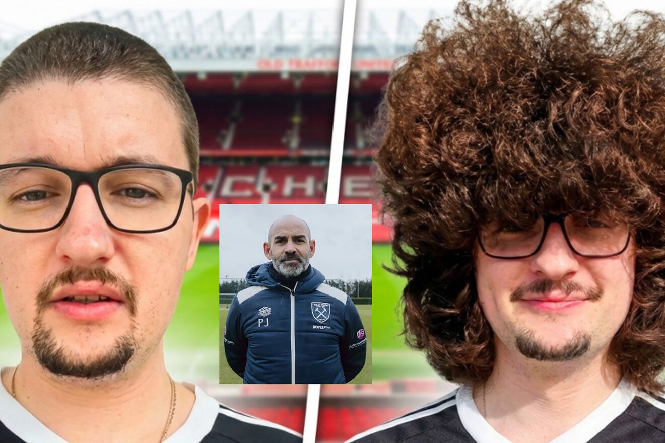 Un montaje con Frank Ilett y Paco Jémez, exentrenador de Cruz Azul.