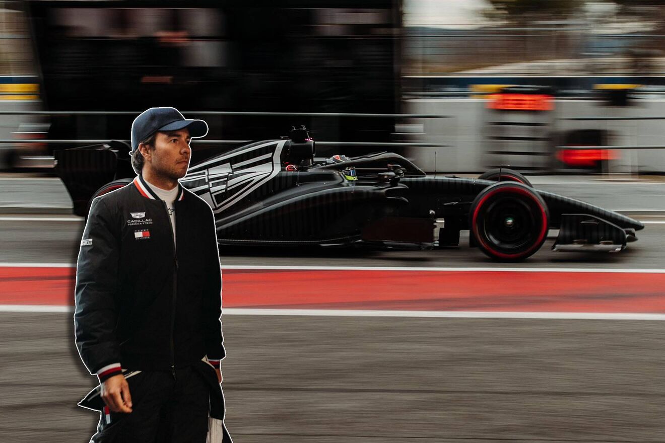 El mexicano estuvo presente en el primer d�a de actividades de F1