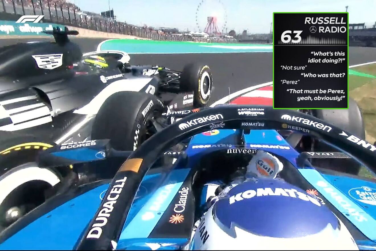 Sergio P�rez Cadillac Alex Albon Williams Racing George Russell...