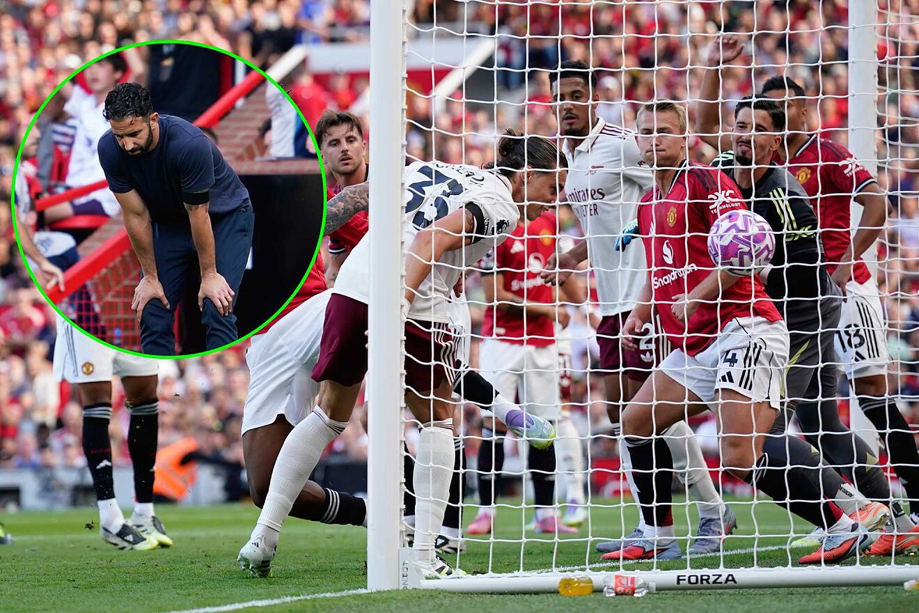 Manchester United vs Arsenal: Amorim no puede con Arteta