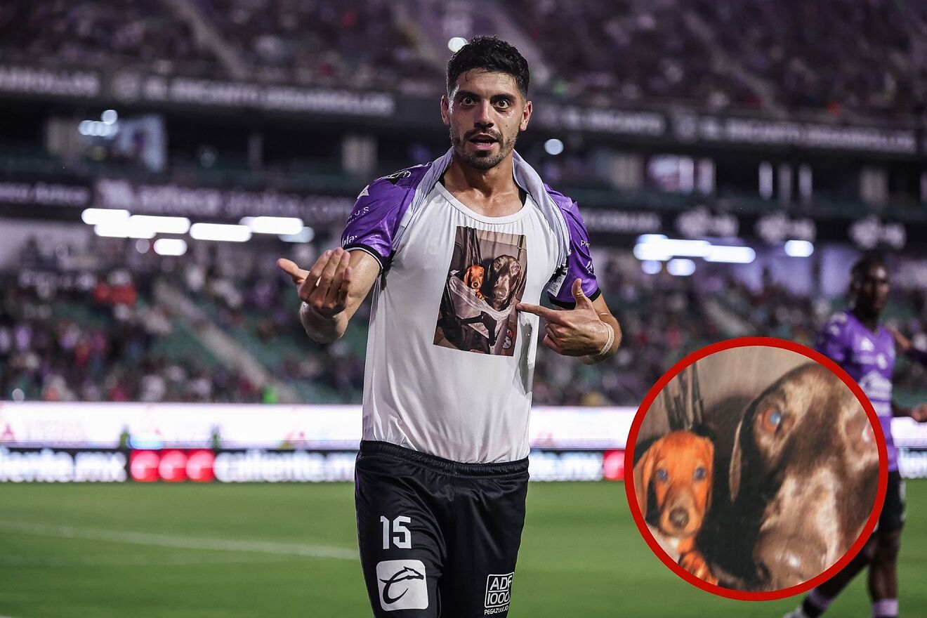 Brian Rubio se vuelve viral con tierno y "perruno" festejo de gol en...
